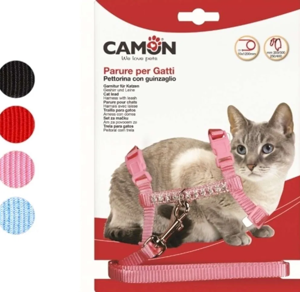 Camon kissan muovitimantein koristellut nylon valjaat taluttimella