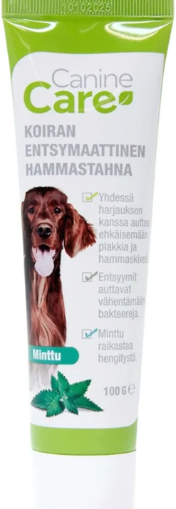 CanineCare Entsymaattinen hammastahna, minttu