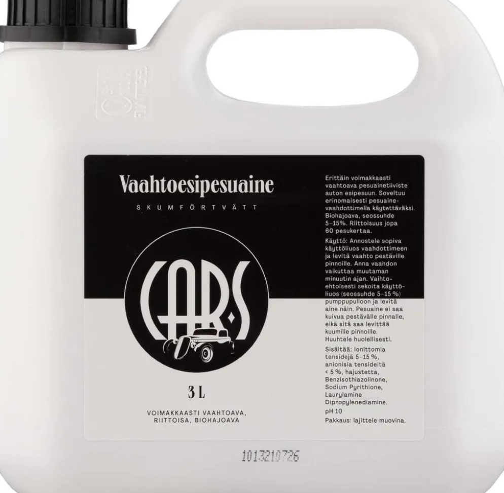 Car-S Vaahtoesipesuaine 3 L