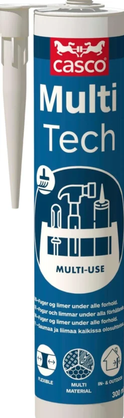 Casco liima- ja tiivistemassa MultiTech 300 ml musta