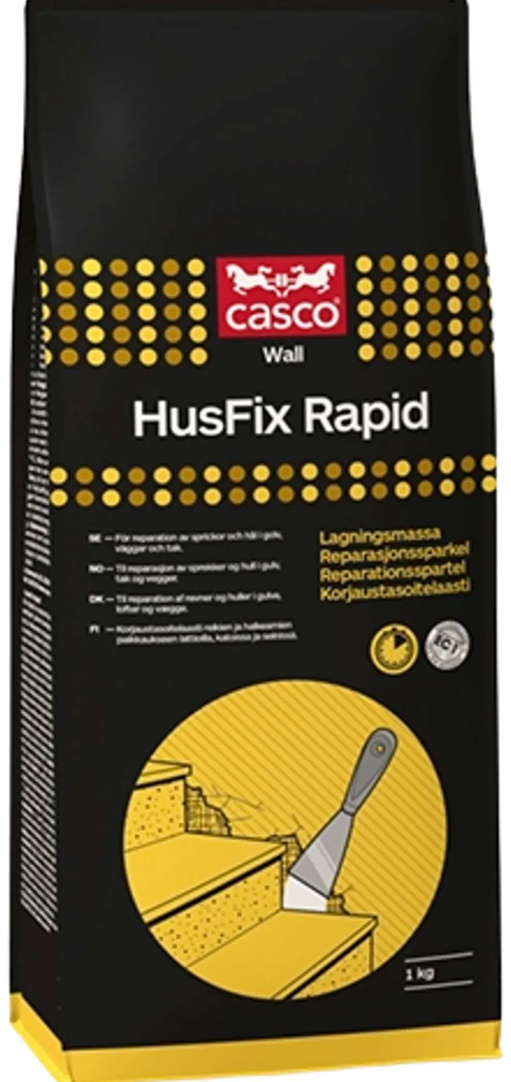 Casco seinätasoite HusFix Rapid 1kg