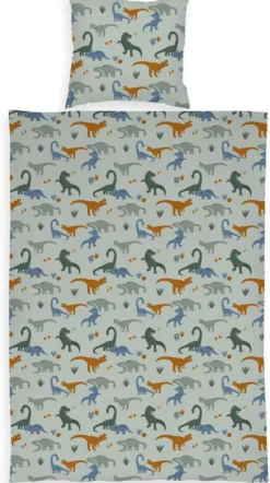 Ciraf lasten pussilakanasetti Dinosaur 120x160+40x60 cm