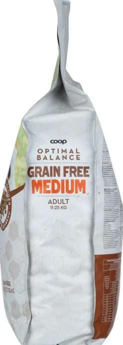 Coop Optimal keskikokoisen koiran kuivaruoka viljaton 10 kg