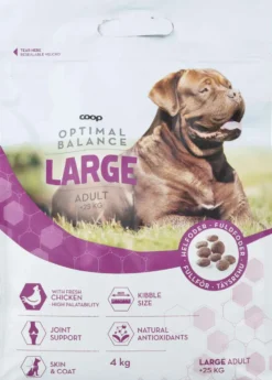 Coop Optimal koiran kuivaruoka isoille koirille 4kg