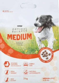 Coop Optimal kuivaruoka keskikokoisille koirille 3kg
