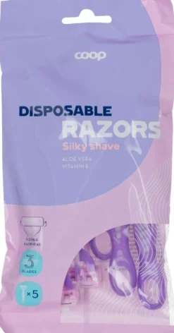 Coop Silky Shave varsiterä 3-teräinen 5 kpl