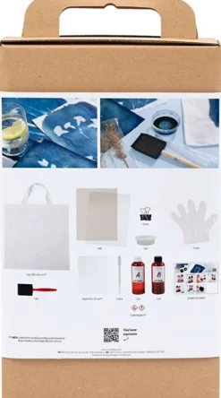 Creativ Company Askartelusetti Syanotypia, Tekstiili, sininen, 1pkk/ 1 pkt