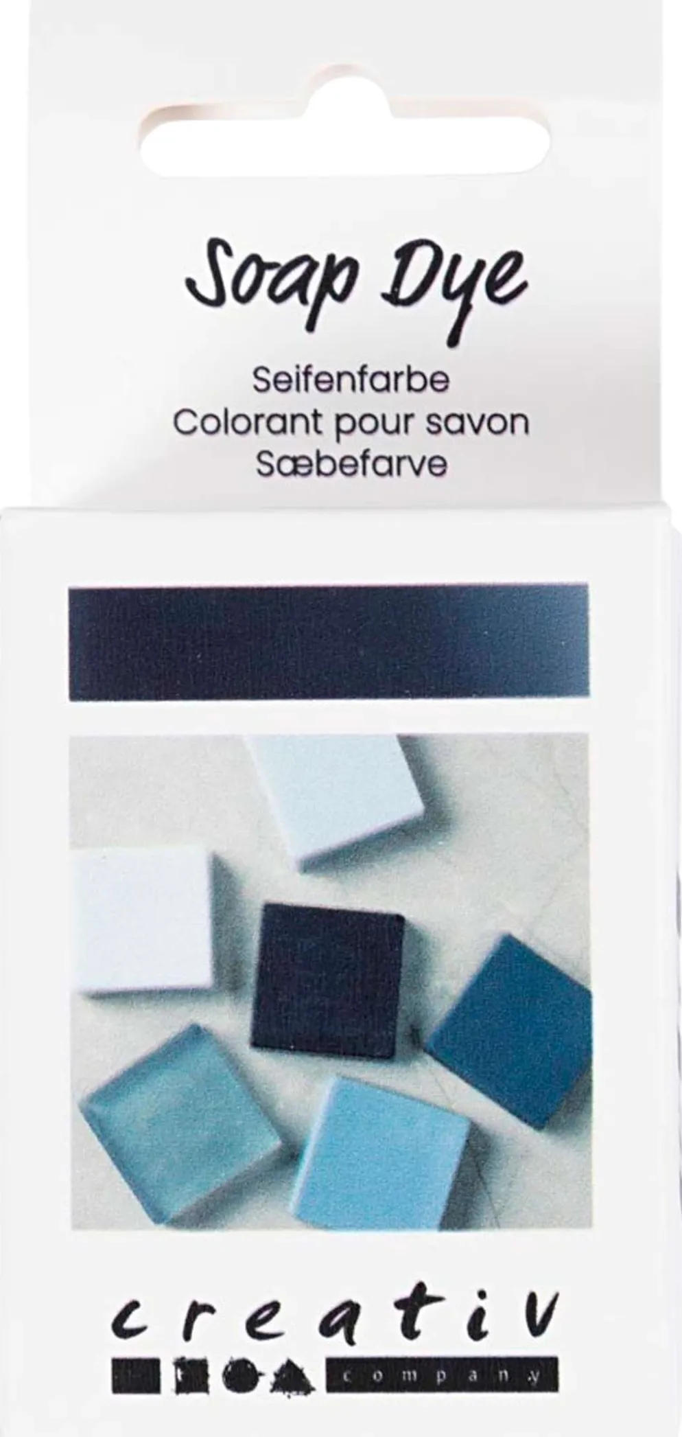 Creativ Company saippuaväri, musta, sininen, 10 ml