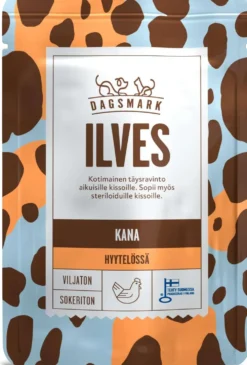 Dagsmark ILVES kotimainen kissan täysravinto, kanaa hyytelössä 80 g