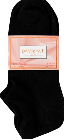 Danskin naisten treenisukat 545DNO2401 3-pack