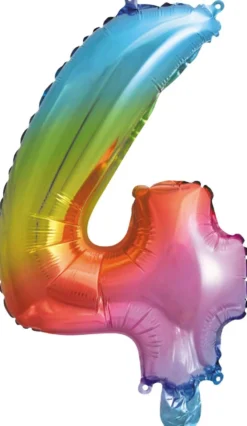 Decorata Party foliopallo Rainbow 35 cm No. 4