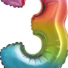 Decorata Party foliopallo Rainbow 35 cm No. 3