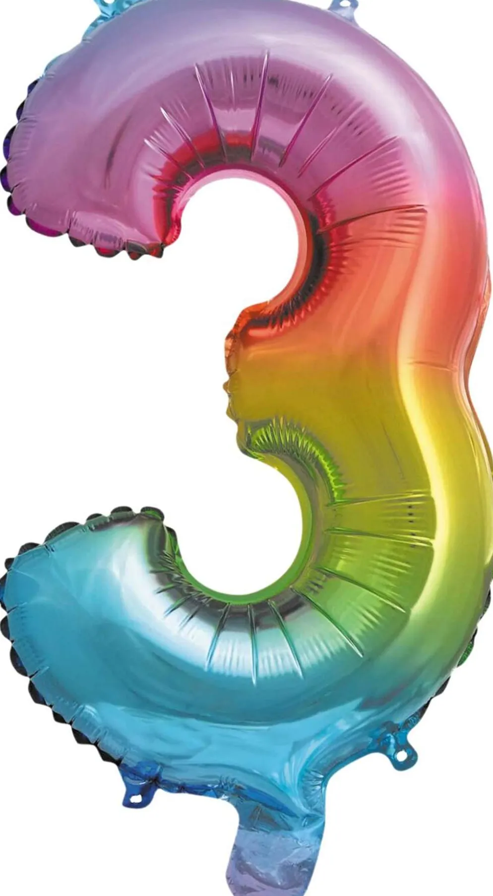 Decorata Party foliopallo Rainbow 35 cm No. 3