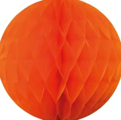 Decorata Party Paperihunajakenno 30 cm oranssi