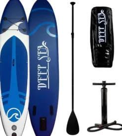Deep Sea SUP-lautasetti XXL 330cm, Sinivalkoinen