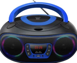 Denver kannettava CD-radio TCL-212BTBU musta/sininen