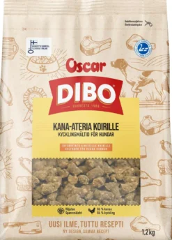 DIBO Kana-ateria koirille täysravinto 1,2kg