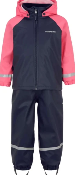 Didriksons lasten fleecevuorellinen sadeasu 506186
