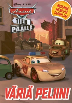 Disney Autot tien päällä Väriä peliin! -värityskirja