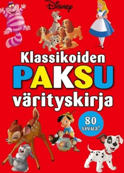Disney Klassikoiden paksu värityskirja