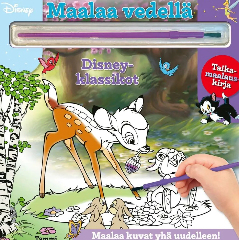 Disney-klassikot. Taikamaalauskirja. Maalaa vedellä