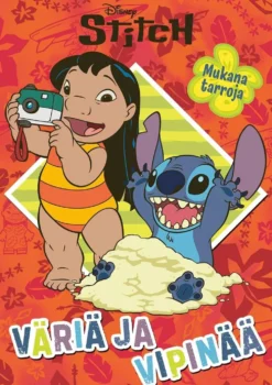 Disney Stitch Väriä ja vipinää värityskirja