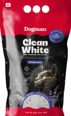 Dogman Kissanhiekka aktiivihiili 5l