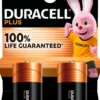 Duracell 2kpl Plus C