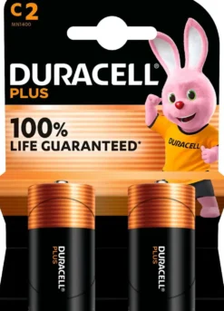 Duracell 2kpl Plus C