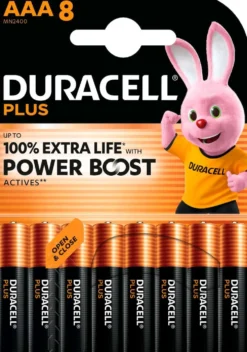 Duracell Plus paristo PowerBoost AAA 8KP