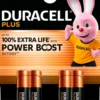 Duracell Plus paristo PowerBoost AAA 4KP
