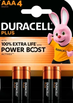 Duracell Plus paristo PowerBoost AAA 4KP