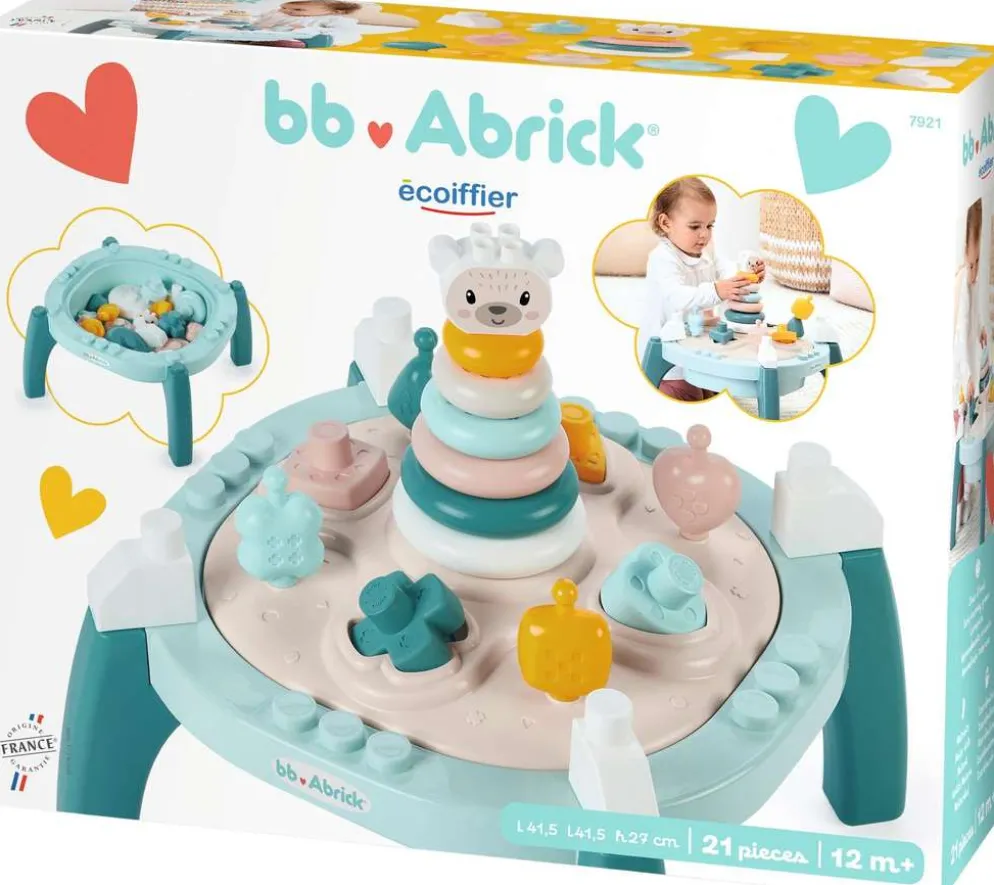 Ecoiffier - BB Abrick - Leikki- ja aktiviteettipöytä