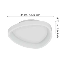 EGLO kattovalaisin Loretello LED 12W valkoinen