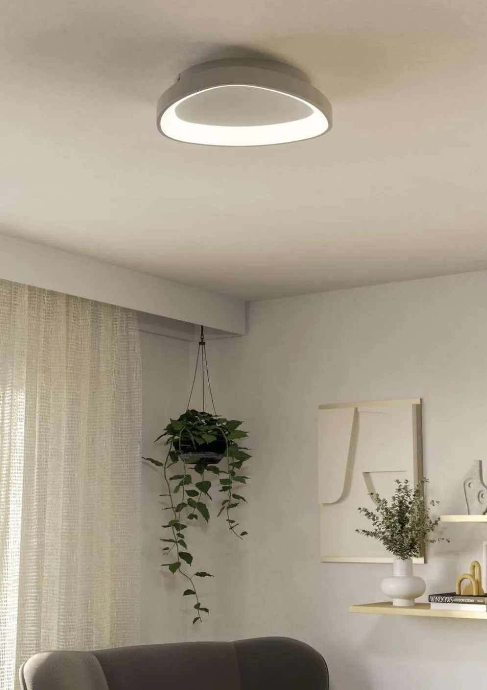 EGLO kattovalaisin Loretello LED 12W valkoinen