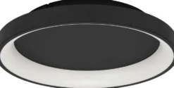 EGLO kattovalaisin Loretello LED 12W 35 cm musta/valkoinen