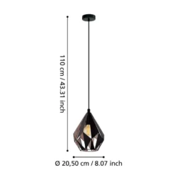 EGLO riippuvalaisin Carlton 21 cm