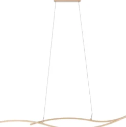 EGLO riippuvalaisin Grisolia LED 20W puu/valkoinen