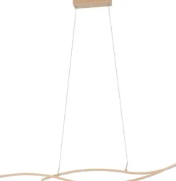EGLO riippuvalaisin Grisolia LED 20W puu/valkoinen