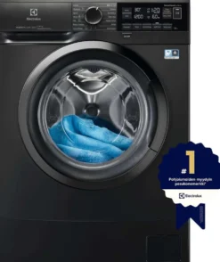 Electrolux edestä täytettävä pyykinpesukone EW6S662G38 Slim 6kg musta