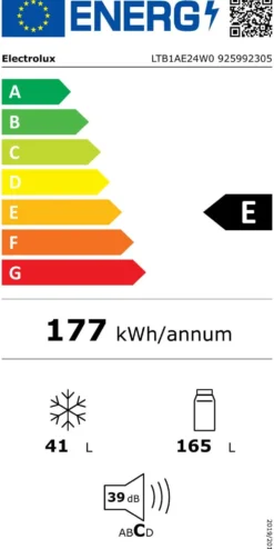 Electrolux jenkkikaappi LTB1AE24W0 valkoinen