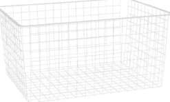 Elfa lankakori ulosvedettävään korinkehykseen 164310 580x427x85mm valkoinen