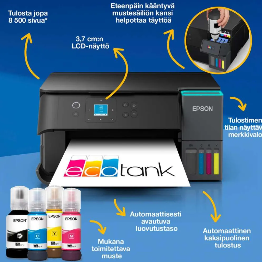 Epson EcoTank ET-2950 mustesäiliötulostin