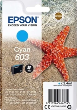 Epson 603 mustepatruuna syaani