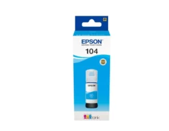 Epson mustepullo 104 syaani
