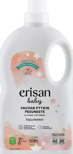 Erisan Hajusteeton Baby Pyykinpesuneste 1,5 l