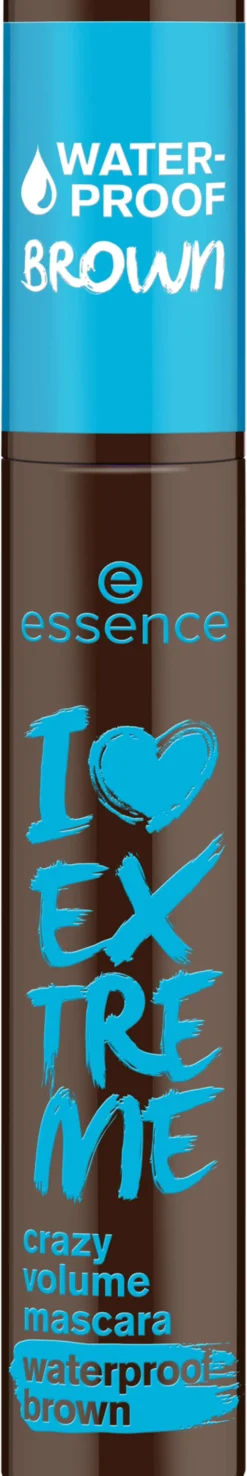 essence I LOVE EXTREME crazy volume mascara waterproof brown 01 Cozy Brown 12 ml