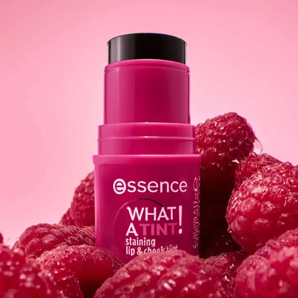 essence WHAT A TINT! staining lip & cheek tint 10 Raspberry Vibes 5 g