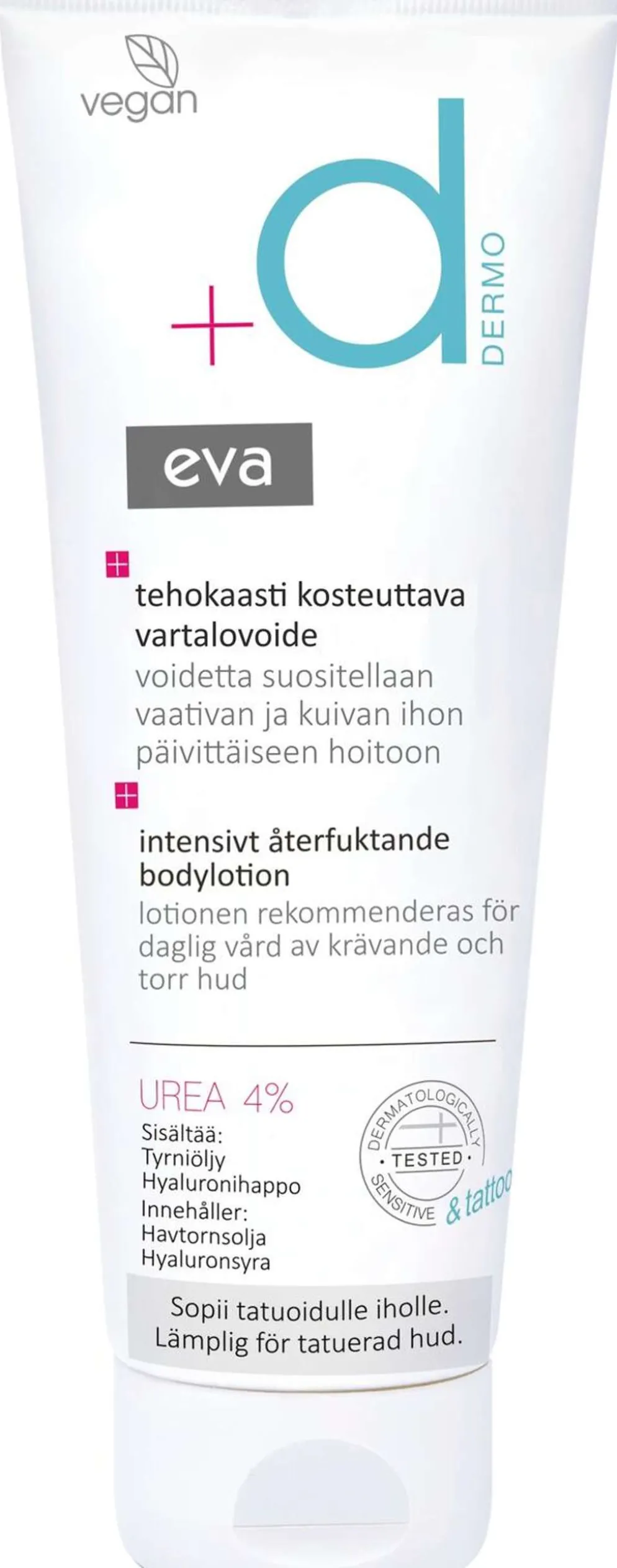 Eva dermo kosteuttava vartalovoide 250 ml