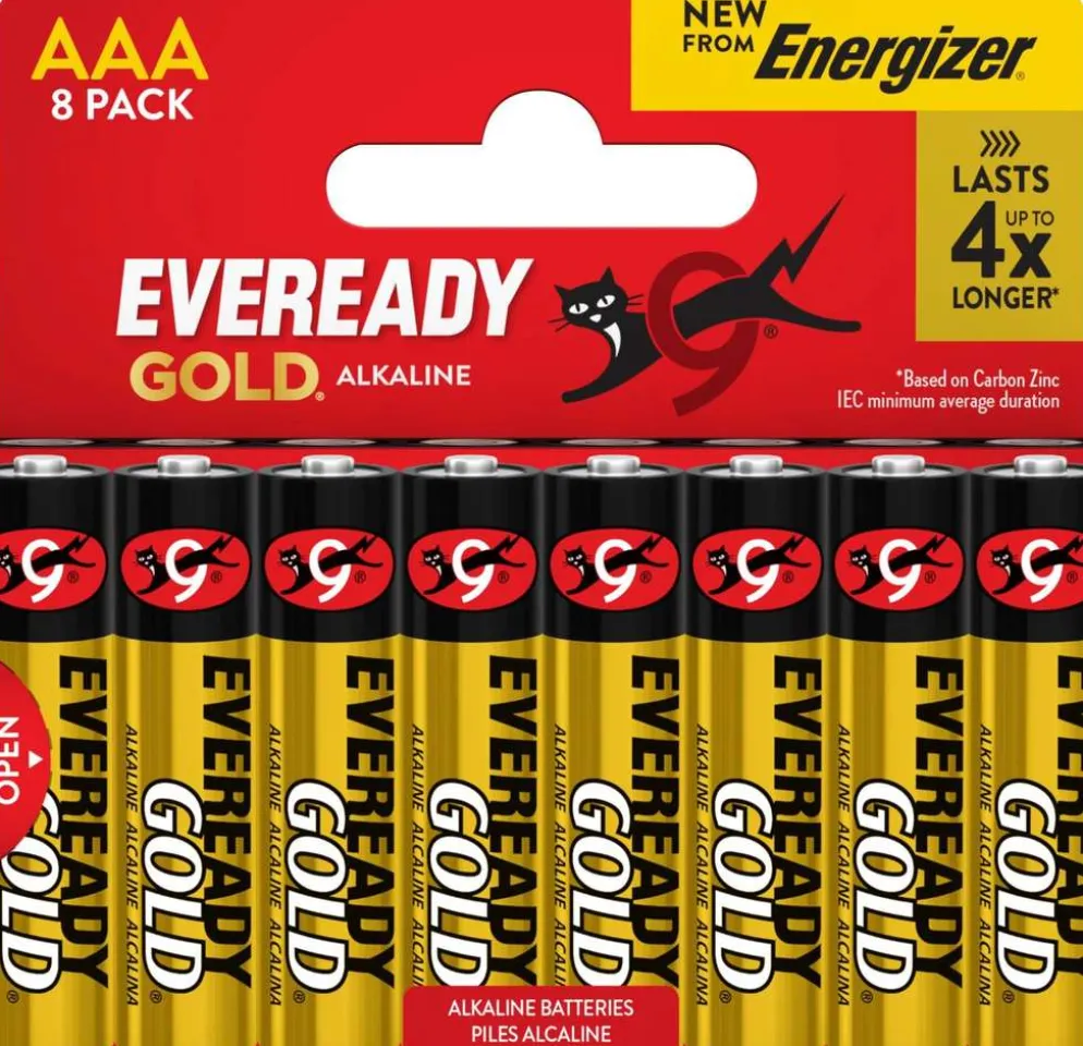 Eveready paristo Gold AAA 8 kpl